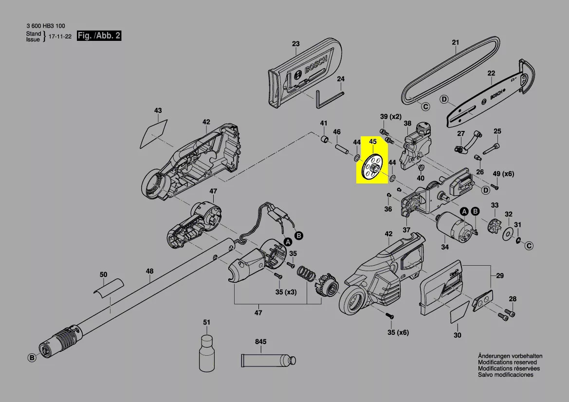 couronne réf. F 016 F05 213 Bosch